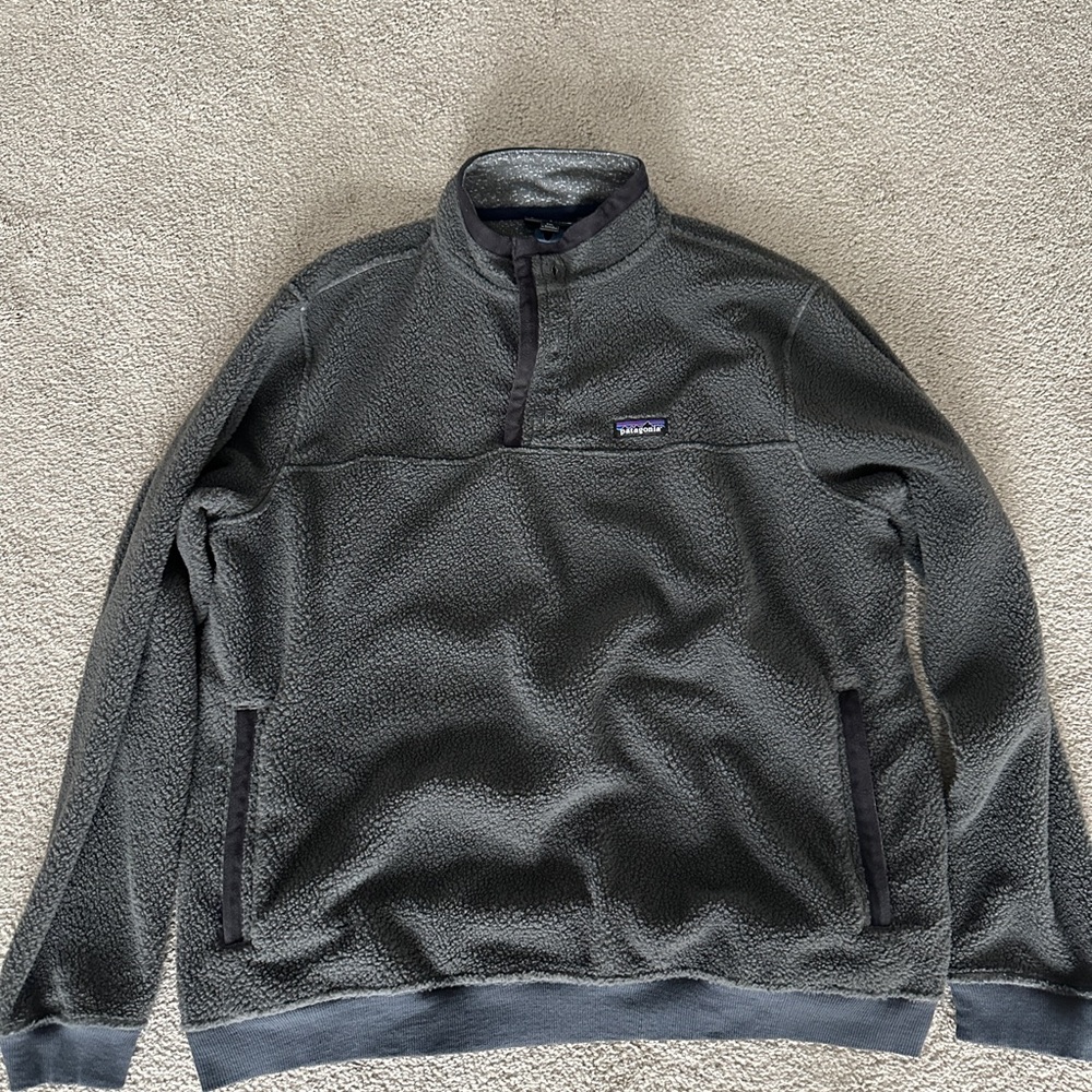 Patagonia Shearling Button Pullover Fleece